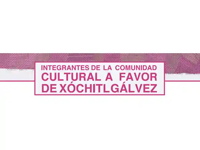 Integrantes de la comunidad cultural a favor de Xóchitl Gálvez